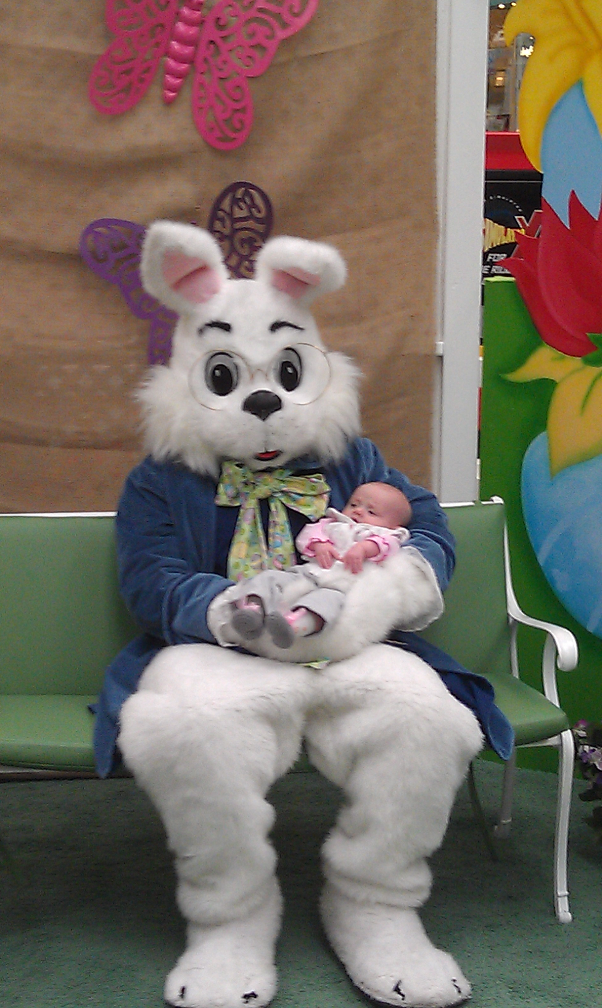 Arianna and the Easter Bunny 2013